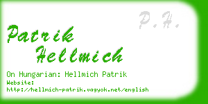 patrik hellmich business card
